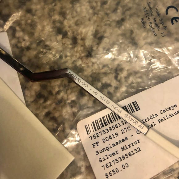 HP10/28*NWT~FENDI~Iridia FF0041S Mirror Sunglasses main image 6